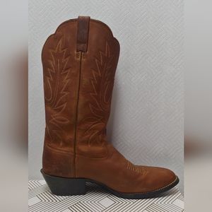 ARIAT Heritage Distressed Western Boots R Toe Sz 8.5C EU 39.5 Style No. 15725